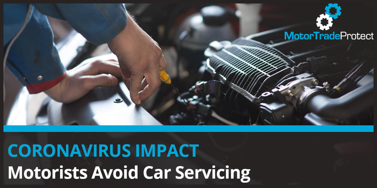 Thumbnail Text Reads: Coronavirus impact, motorists avoid car servicing